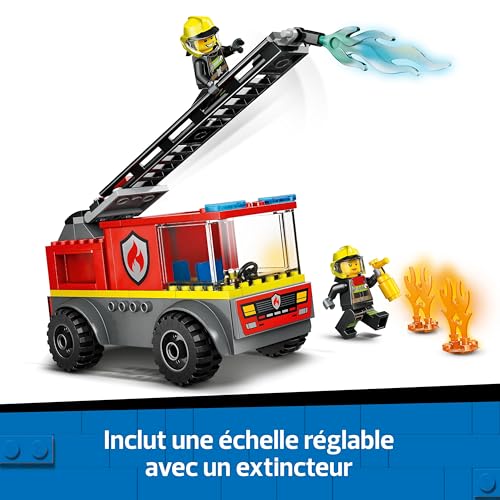 Lego City Camion De Pompier Avec Echelle 60463 Lego La Boite - vue 8