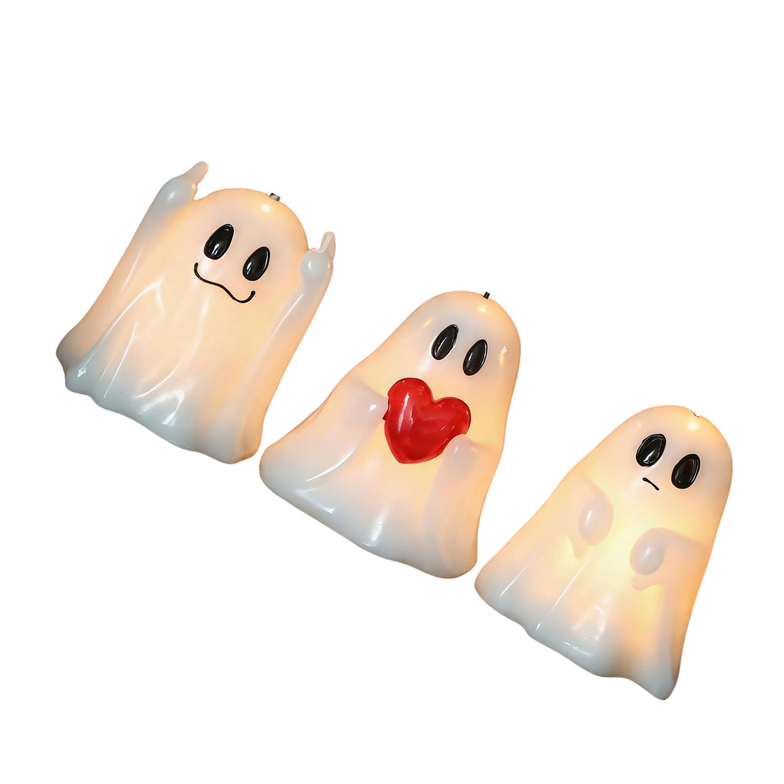 Piceioep B Mantel Holiday Light Decor Set With Flameless Warm Glow For Halloween Shelf Table Window Display, Indoor Accent Halloween Flameless Set Warm Glow Tabletop Mantel Shelf Window Display Indoor