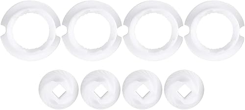 Miniatura 7 de iiniim 4 piezas de molinillo de café, núcleo de molienda de cerámica, accesorios de molienda de pimienta, blanco, talla única