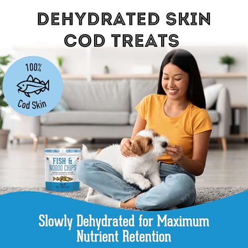 Image of Granville Island Dehydrated Cod Skin Dog & Cat Treats (150g, Pack of 1)