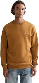 Scotch & Soda Herren Essential Badge Logo Crewneck Sweatshirt Sweatshirt
