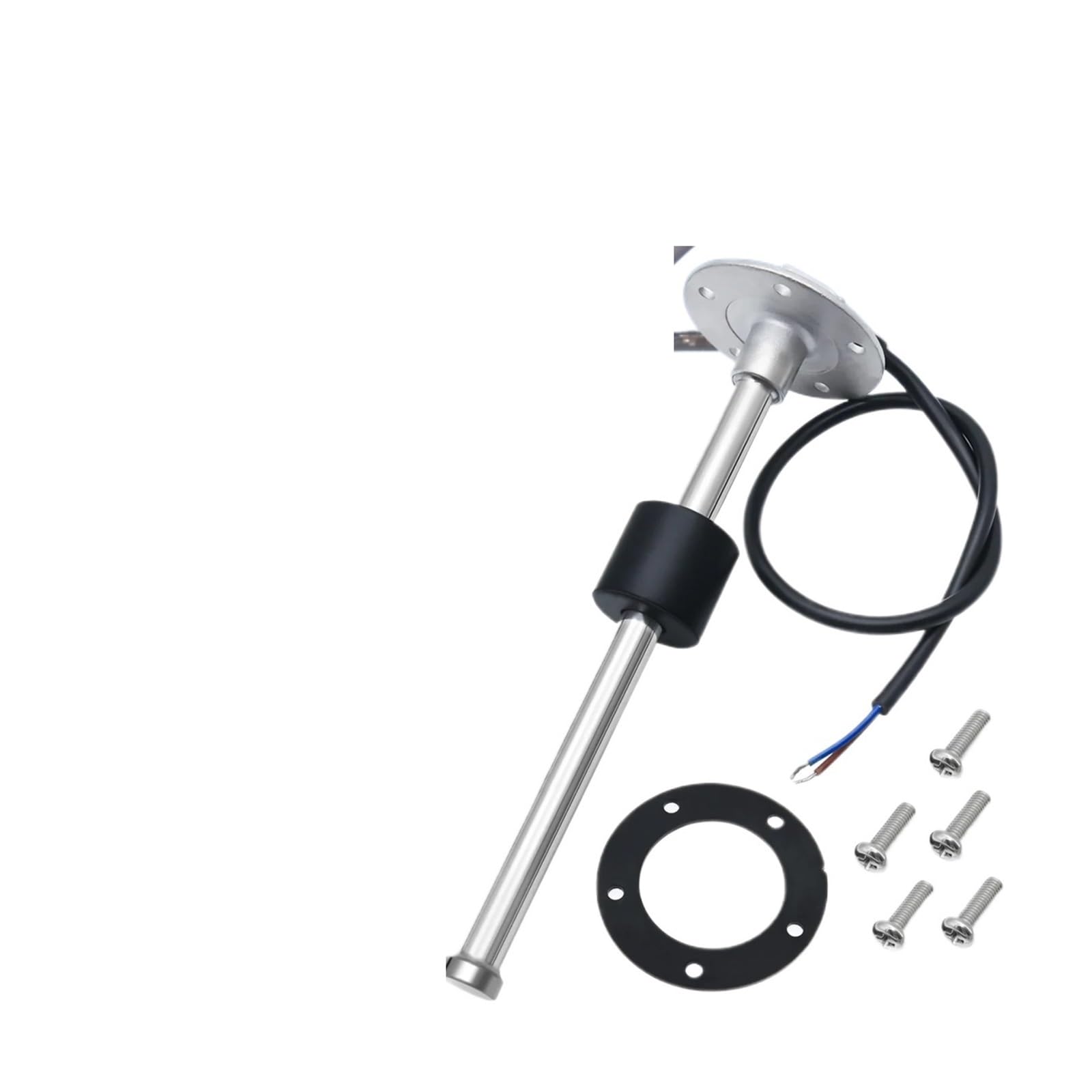 Sensore di Livello dell'Acqua da 0~190 Ohm + indicatore di Livello dell'Acqua con retroilluminazione a 8 Colori Indicatore del Livello del Serbatoio dell'Acqua 12V 24V(375mm)