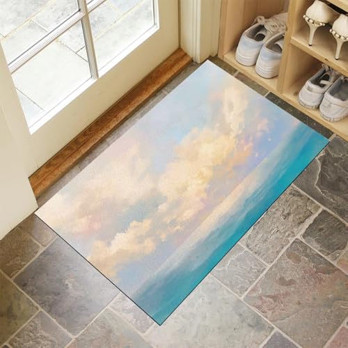 Tapis d'entrée avec microfibres douces lavable pour stopper la boue chez soi - 2