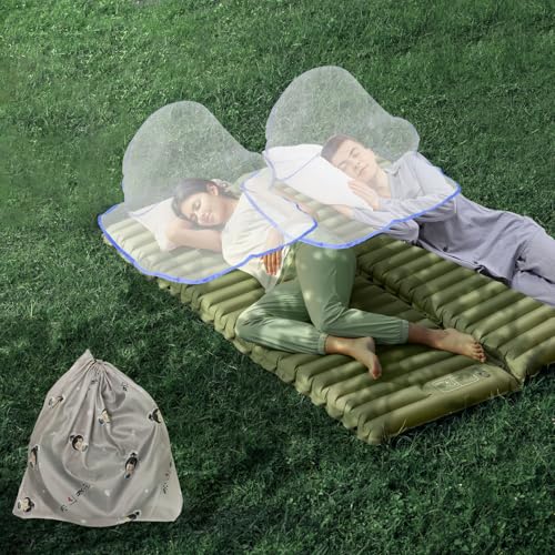 Image of Portable Mosquito Net Tent for Bed & Camping- Instant Setup Portable Mosquito Net Tent, pop-up Foldable Hammock Mosquito net with Carry Bag for Indoor Outdoor Travel & Hammock, 2 pcs