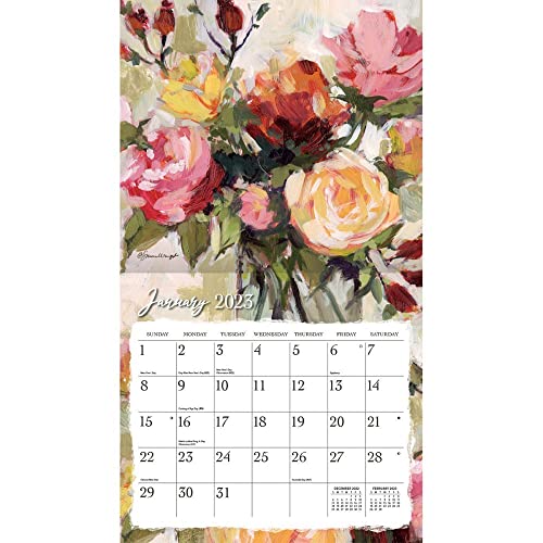 Langgalleryflorals2023wallcalendar  Urban Country Home Decor Lang gallery florals 2023 wall calendar  urban country home decor