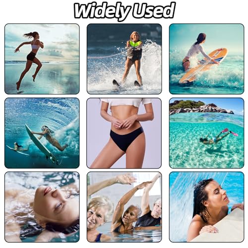 BIOECEUA Periodenhose für Damen, schwimmen, 4-lagig, auslaufsicher, spurlos, Bikini, Menstruations-Bademode, super saugfähig, schnell trocknend