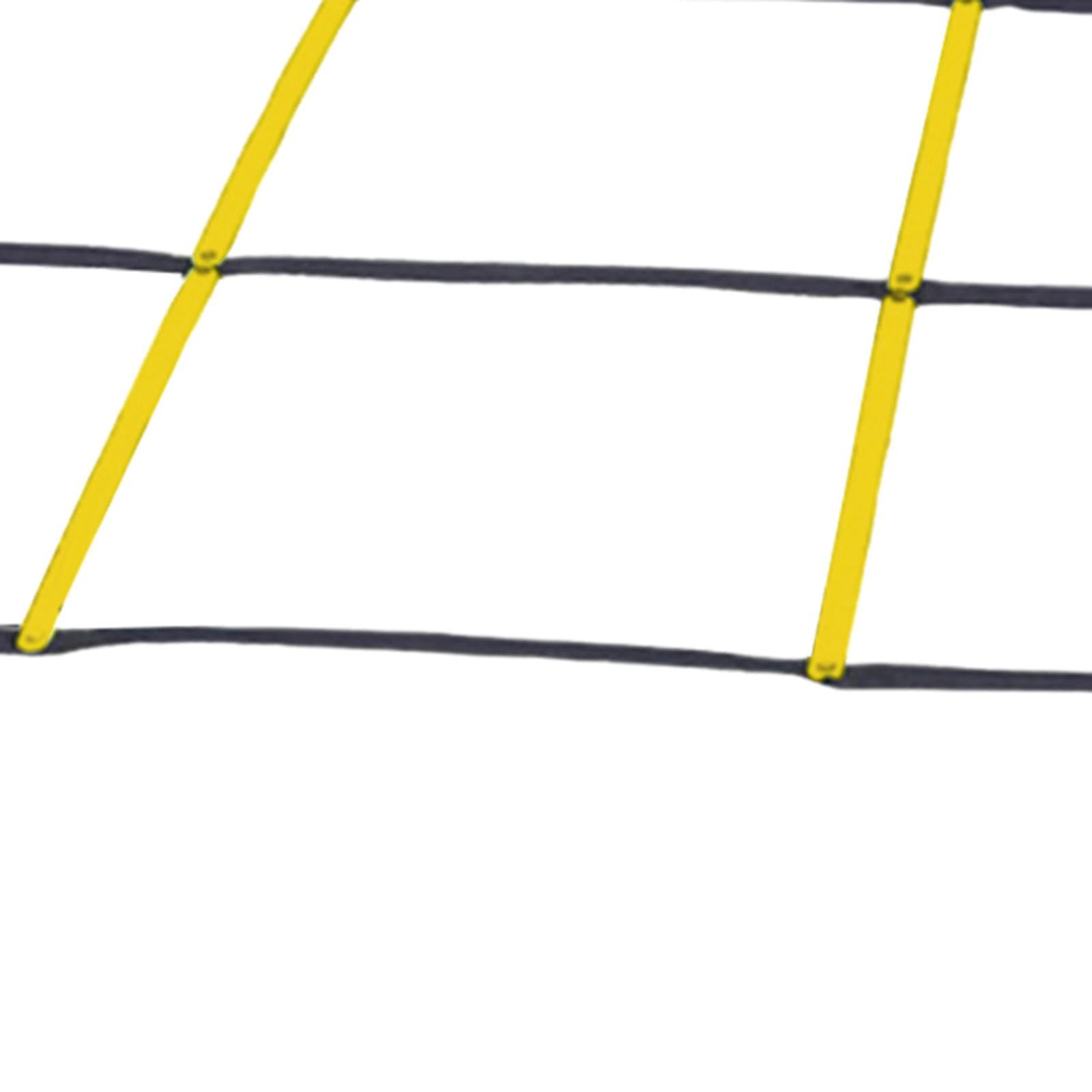 Milageto Escalera de Entrenamiento de Fútbol para Desarrollar y Destreza Física con Estructura de PP y Cinta Compacta Plegable Fácil de