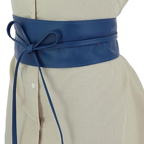 Image of FASHIONGEN - Woman Italian leather Obi belt, CASSIANE