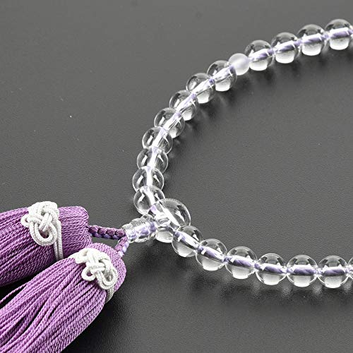 お仏壇のはせがわ 数珠 結念珠(むすびねんじゅ) 叶房 シオン 日本製 じゅず どの宗派でも使用可能 女性用