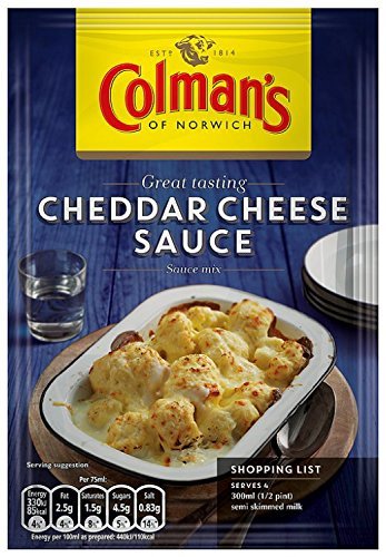 Colmans Cheddar Cheese Sauce Mix 40 g (Pack of 12) by Colman's