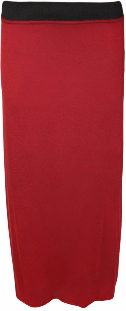 Elum Women's Wine ® Plain Long Gypsy Jersey Maxi Dress Skirt