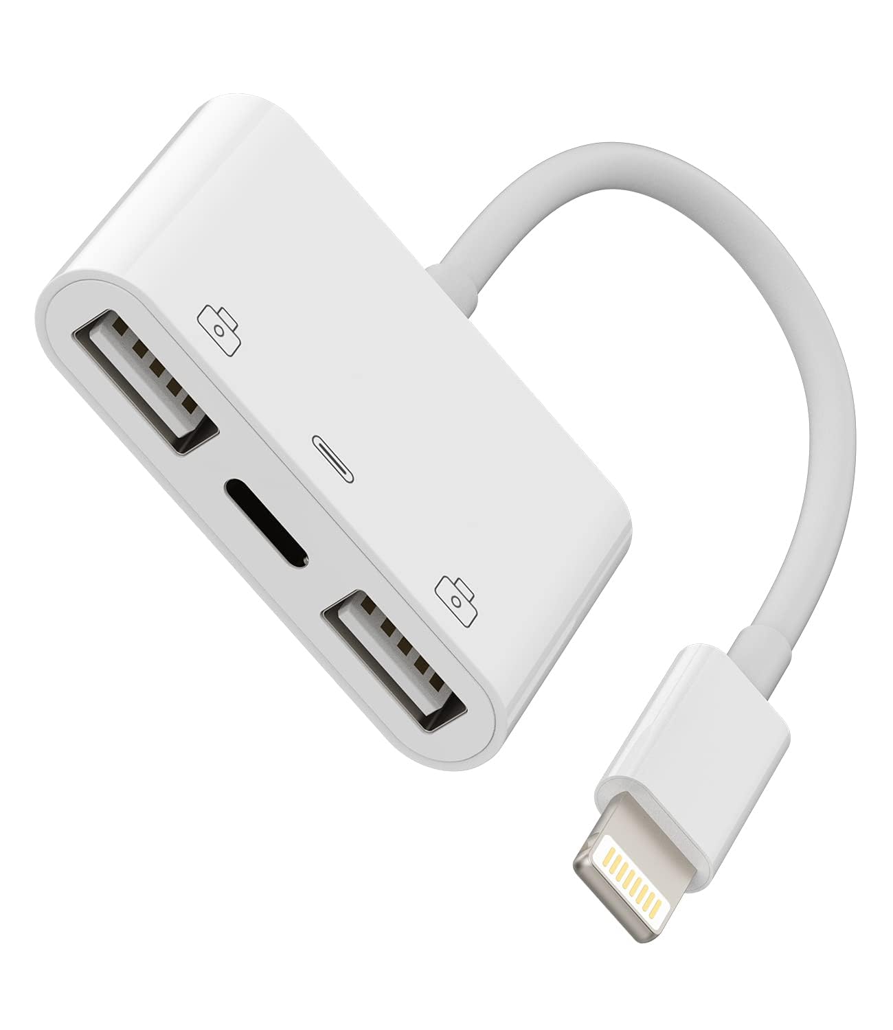 Amazon.co.jp: iPhone変換アダプタ（3 in 1）デュアルUSB3.0 OTG同時