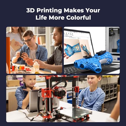 Image of Creality Hyper PLA Filament 1.75mm, High-Speed Printing 30-600mm /s, Smooth Extrusion and Stable Printing, Low Stringing, Consistent Performance 3D Printer Filament,+ /- 0.03mm Accuracy (Black)