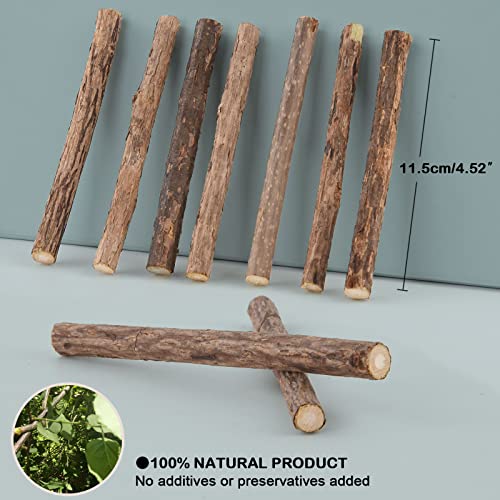 Onebarleycorn Katzenminze Sticks für Katzen, Matatabi Stick Katze Sticks Spielzeug Matabi katzensticks Katzenspielzeug für Zahnpflege,20 Stück