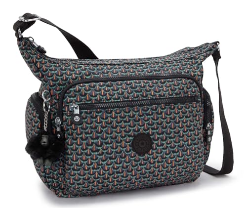 Kipling Gabbie, bolso bandolera de mujer con bolsillos organizadores y correa ajustable 2