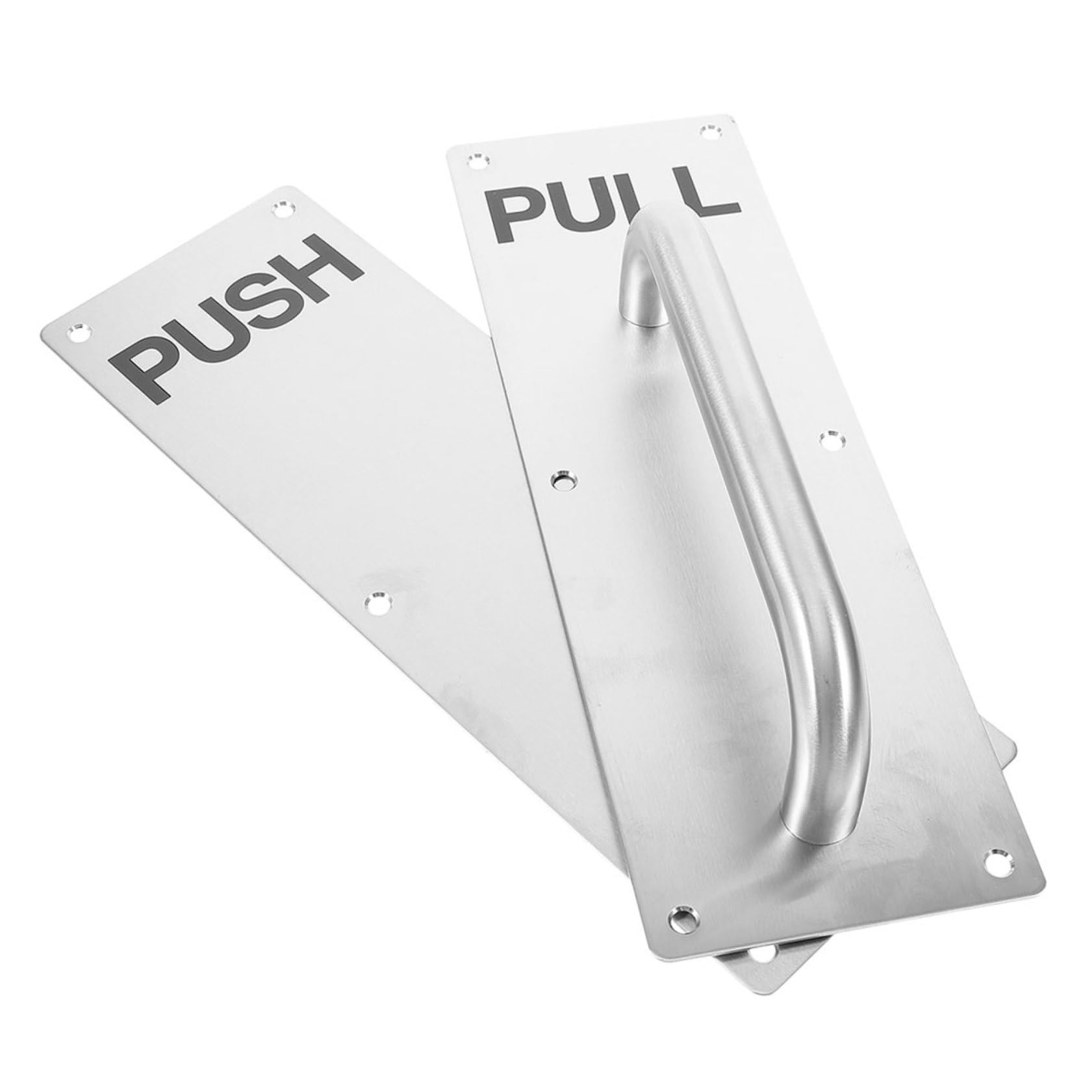 Poignée de porte à pousser POPETPOP anti-trace en acier inoxydable