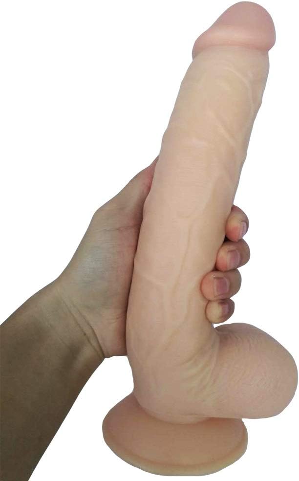 ZODSFG 11.02" Huge Big Massage Lifelike Massage Body Massage Wand with Suction Cup ZODSFG