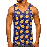 Herren Kalmar Tank-Top mit Brust-Tasche | Muskelshirt Unterhemd für Männer Herren Tanktop Totenkopf Kapitän Captain Skull Bard Hipster Original Spirit Seemann Muskelshirt A01