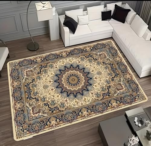 Image of Premium 3D Printed Carpets for Living Room | Carpets for Hall | Bedroom | Living Area | 4x6 Feet Rectangular