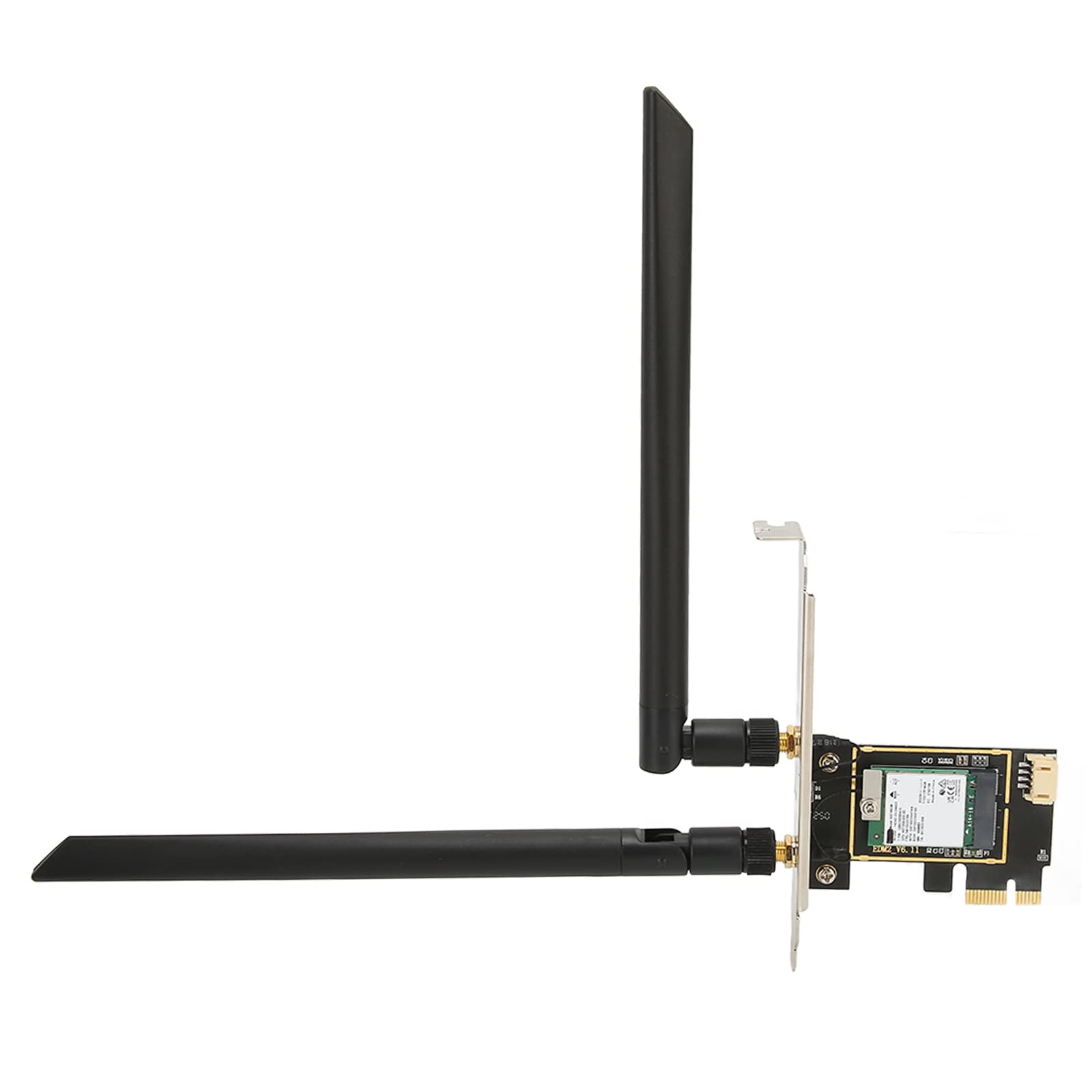 Bewinner Scheda di Rete WiFi AX210NGW, Bluetooth 5.2, 2.4GHz 5GHz 6GHz Schede di Rete Wireless per PC Desktop Adattatore WiFi PCIe