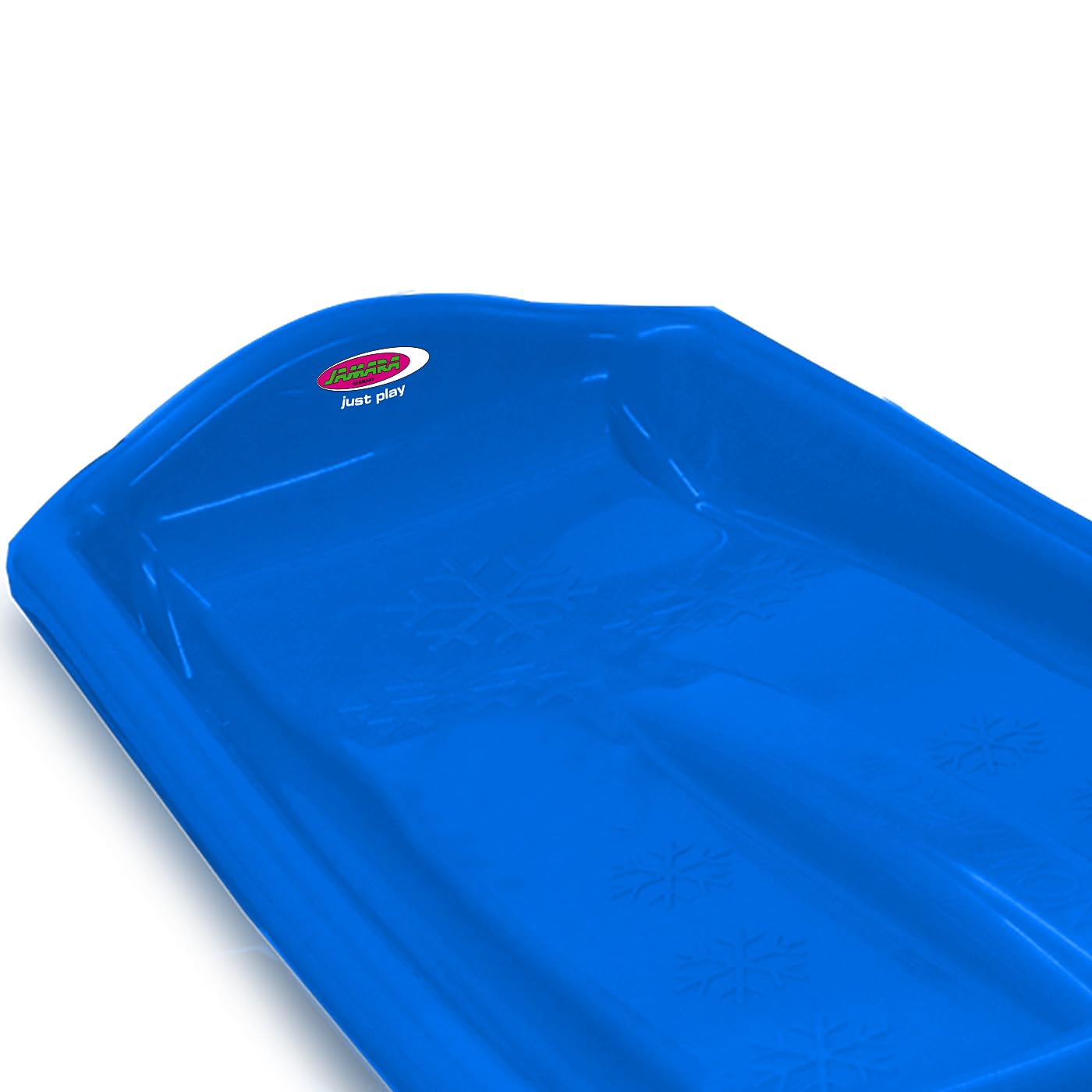 JAMARA 461131 Snow Play Bob Arrow 74 cm, manico in plastica, peso massimo: 50 kg, design aerodinamico, blu