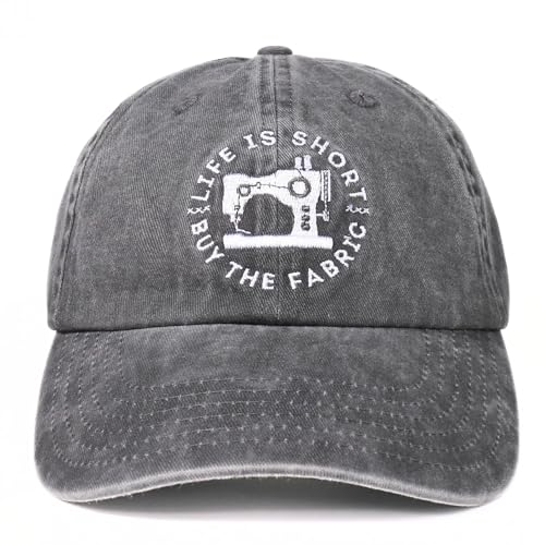 Cadeau de couture pour anniversaire et Noël : casquette brodée réglable