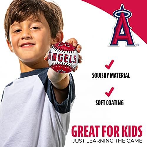 Image of Franklin Sports MLB Team Soft Baseballs - Team Logo - Fan Shop Toy Baseball for Kids - Decoration for Desks and Office