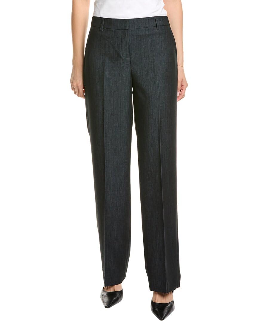 Anne Klein Womens Fly Front Slash Pocket Trouser Grace