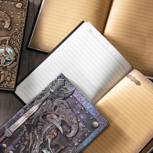 Carnet de notes rétro personnalisé A5 rechargeable en cuir