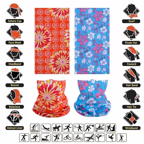 Image of Neck Gaiter Masks Tube Scarf,Seamless Bandanas Buffs Gators,Ourdoor Face Mask Face Covering Multi Headwear