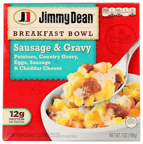 Jimmy Dean - Frozen Sausage and Gravy Breakfast Bowl, Single Serve, 7 Oz