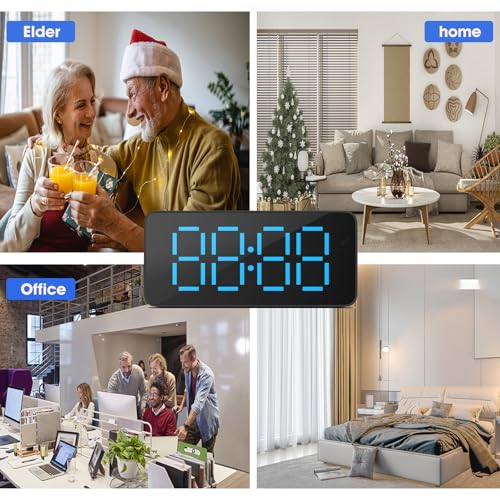 Image of Hidden Camera Clock 1080P HD Wireless Cameras Hidden Camera for Indoor Security WiFi Nanny Cam with Motion Detection for Pet /Children