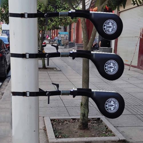 ZIMGOD Wing Chun Dummy Spring Arms Outdoor Indoor Boxing Equipment, Portable Martial Arts Training Sport Target, Kung Fu Man Pile Practice Dummy, Arm Strength Trainer (Color : 3Pcs)