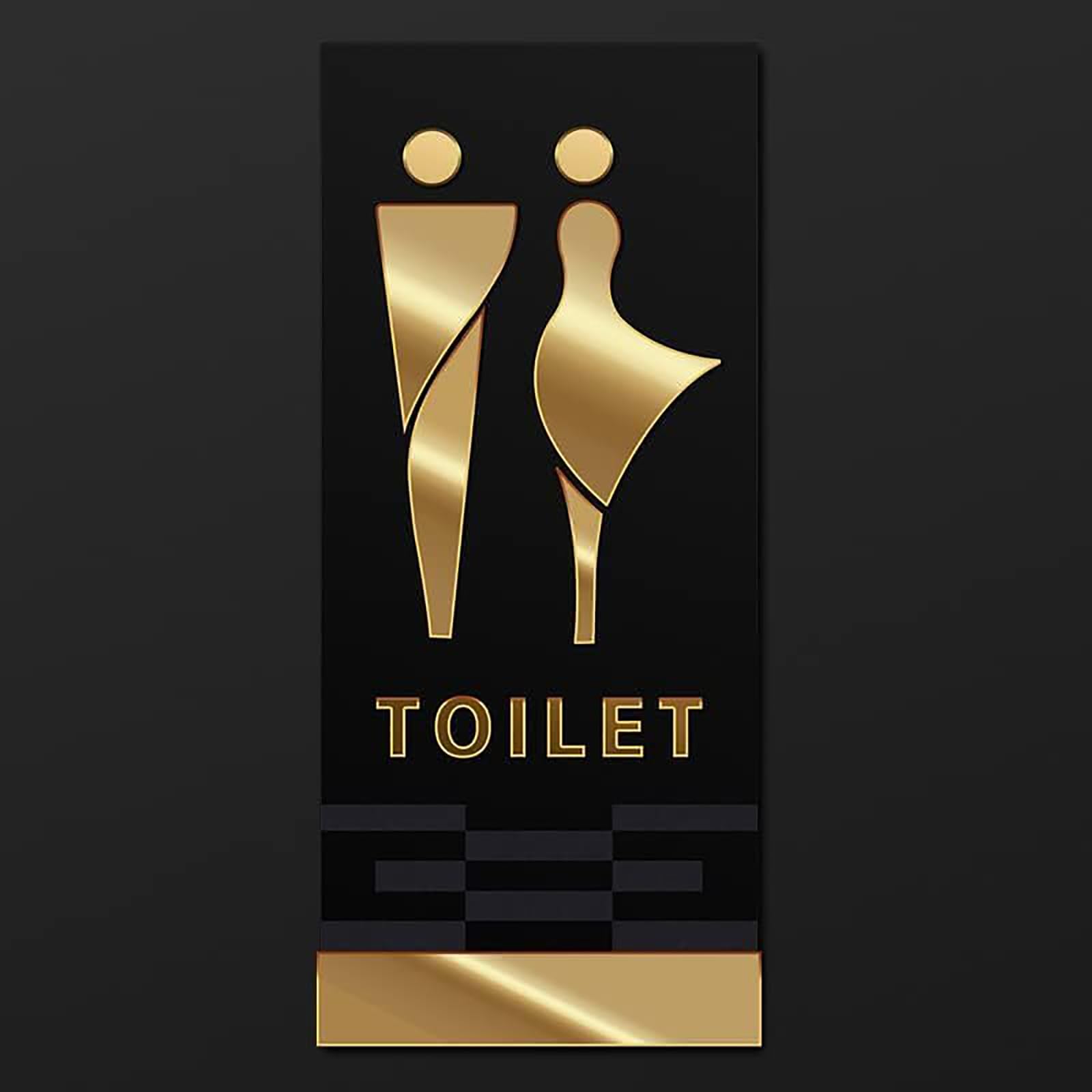 Letreros De Baño para Hombres Y Mujeres, Letreros De Baño para Hombres Y Mujeres, Conjunto De Letreros De Baño Unisex, Duraderos Y De Moda, para Negocios, Oficinas, Centros Comerciales