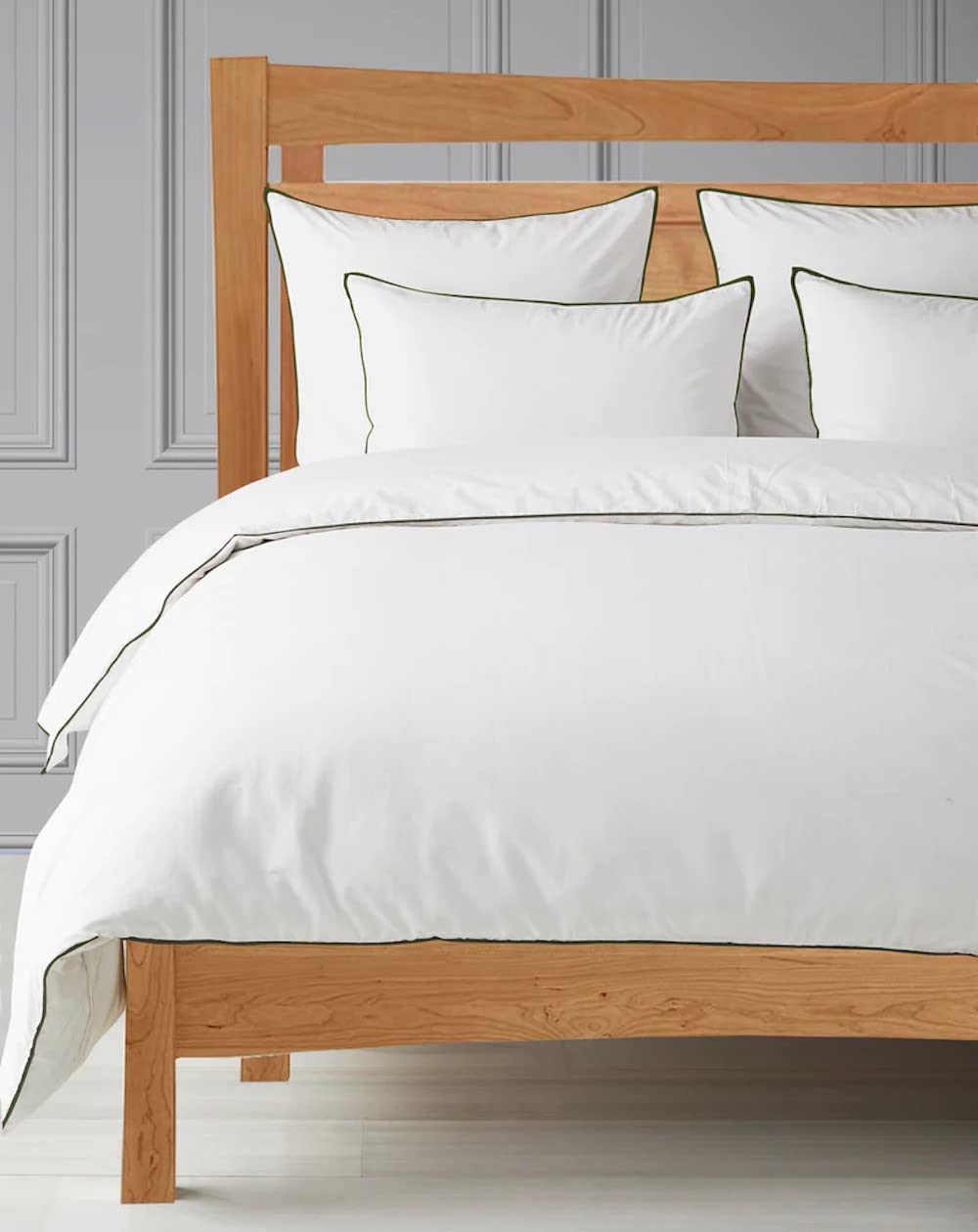 BEDLAM Hotel Style Duvet Cover Set, Twin XL Size Comforter Cover Set, 400TC Pure Cotton Percale