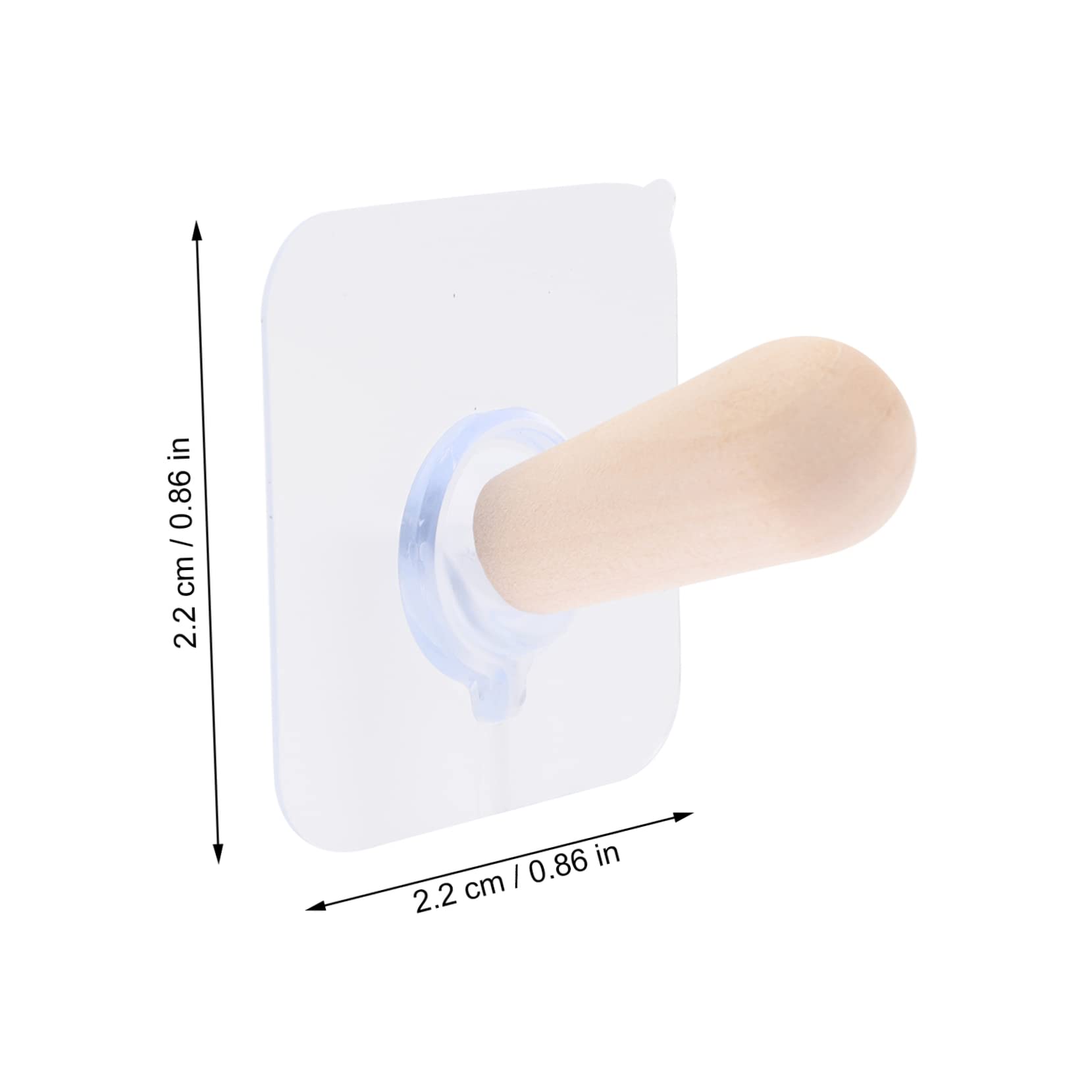 VASDEV Gancho de Madera Llavero de Servicio Pesado Ganchos Adhesivos Sombrero de Servicio Pesado Colgador de Pared Soporte para Llaves Ganchos de baño para Toallas Ganchos de Pared para t