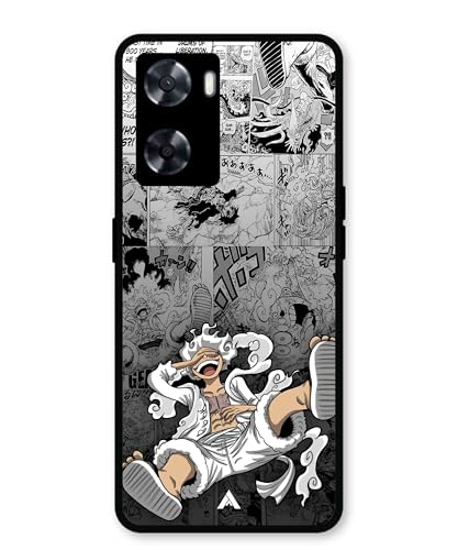 Image of Premium Anime 2 Case for Oppo K10 (Glossy Finish) Soft-Touch Metal TPU Back Cover, Shockproof, Designer, Aesthetic Mobile Phone Case