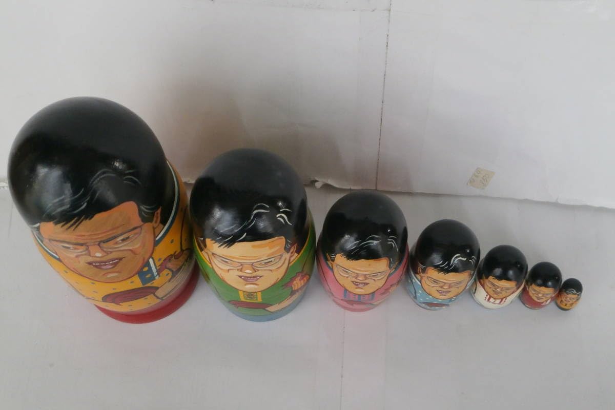 Amazon.co.jp: マトリョーシカ 似顔絵 外務大臣 工芸品 民芸品 政治家