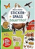  Mein Foto-Stickerspaß – Bauernhof: Über 200 Foto-Sticker  Stickerheft mit Foto-Stickern und illustrierten Szenen für Kinder ab 3 Jahren