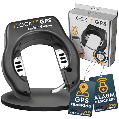 I LOCK IT GPS Rahmenschloss Fahrrad I GPS Fahrradschloss mit GPS Live...