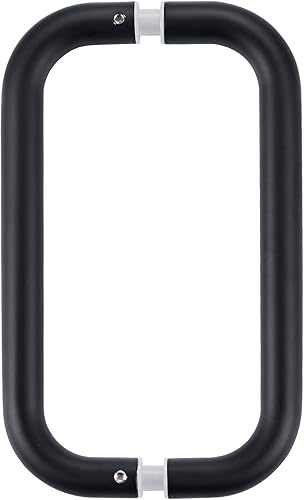 Miniatura 9 de Ranbo Hardware - Manija de puerta de acero inoxidable 304 de 6 pulgadas de espalda a trasera, compatible con puerta de vidrio de 14 a 12 pulgadas de