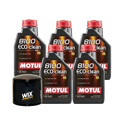 5L Newparts 8100 ECO-CLEAN 0W-30 Kit de Cambio de Aceite Motor