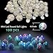100pcs Led Balloon Light Multicolor Tiny Led Lights Waterproof Mini Round Balls Lights Flash Ball Lamp for Balloon Easter Eggs Birthday Party Wedding Halloween Christmas Decoration