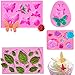 Mini Muffa Del Fiore Delle Rose Stampi Per Fondente A Forma Di Farfalla Foglia 4 Pcs Fiori Di Rosa Fondant Silicone Mold 3d Zucchero Della Del Cioccolato Della Torta Del Fondente Della Decorazione