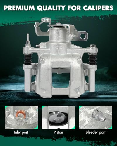 Image of SCITOO - Rear Left Disc Brake Caliper Assembly w /Bracket For Ford Model - For Transit-150 2015-2019,For Transit-250 2015-2019,For Transit-350 2015-2019,For Transit-350 HD 2015-2019 18B5517