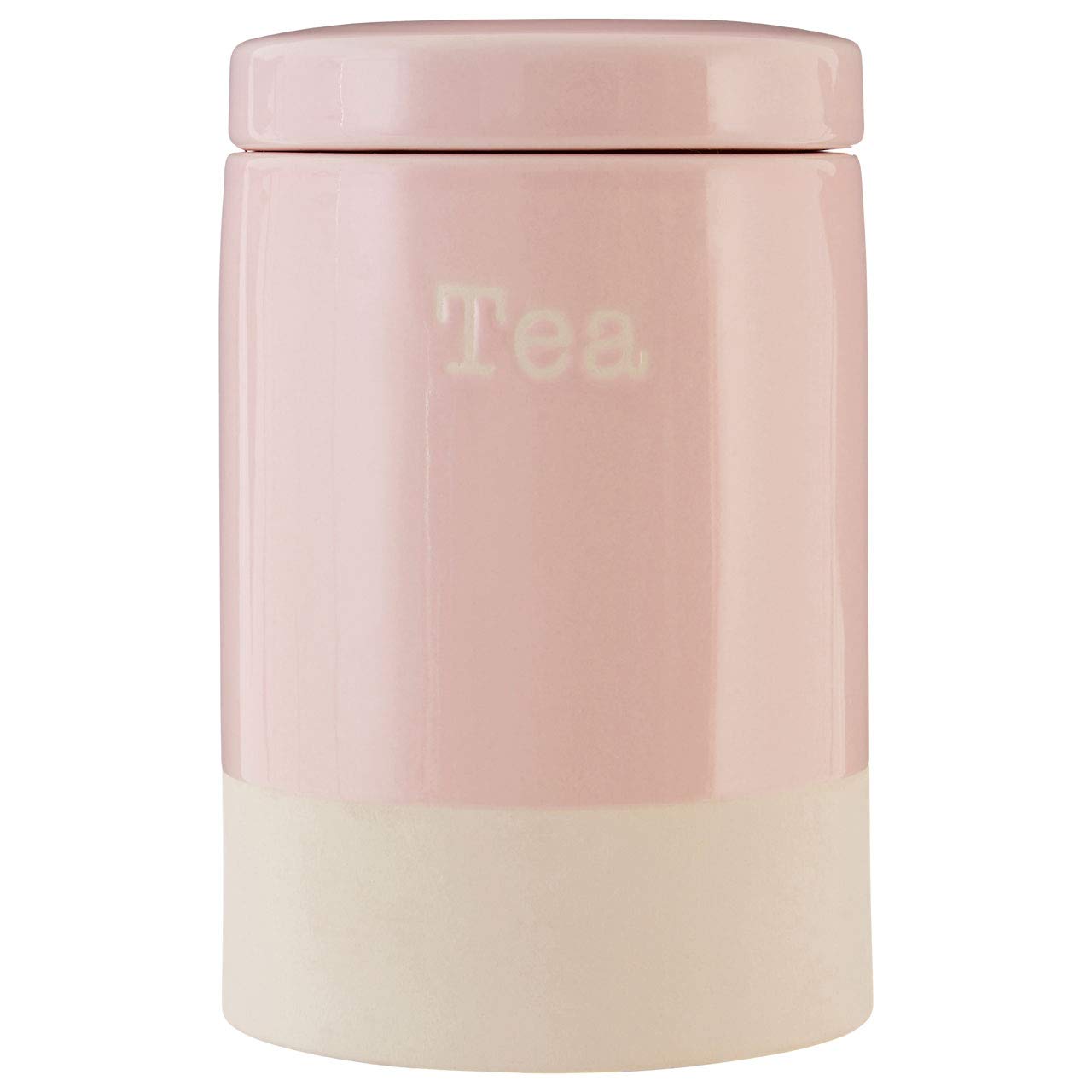 Jura Tea Canister, Pink, Stoneware