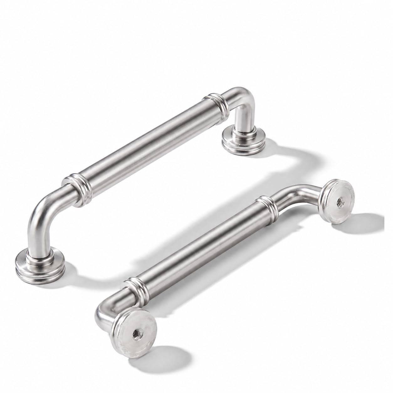 KHTUMEWARE-80447 Brushed Nickel Cabinet Pulls CTC 5 in (128 mm) 5-Pack