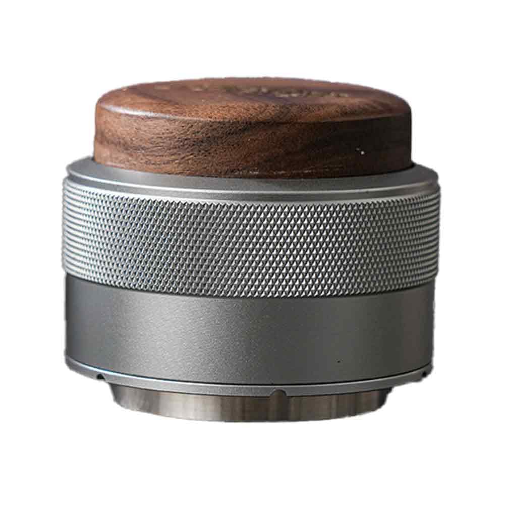 Hndhbfgrt Walnut Wood Tamping Hammer 51mm, Constant Pressure Coffee Tamper for Espresso Machines