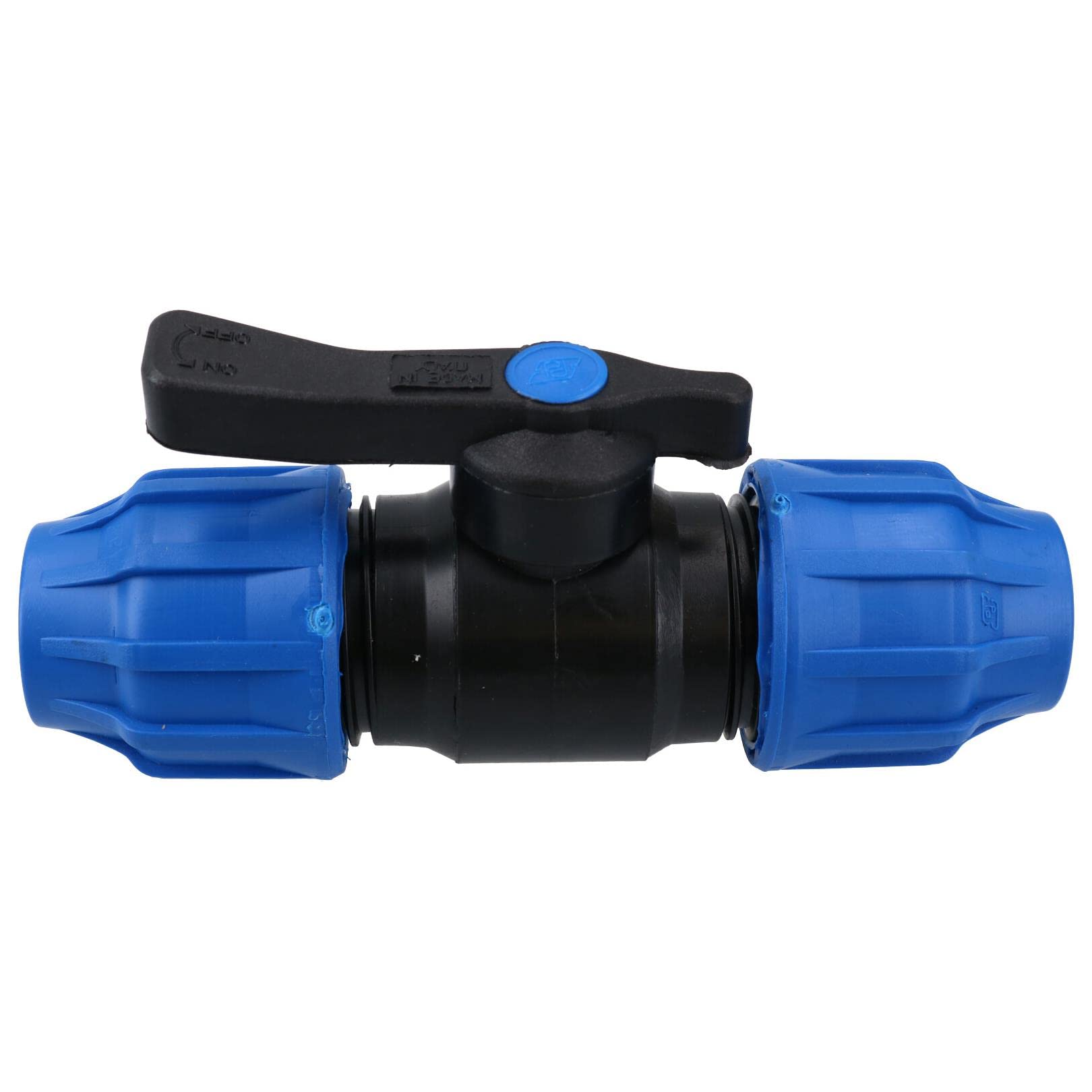 25 x 25mm MDPE Stopcock Hose Joiner Shut-Off Underground Disconnect PN16