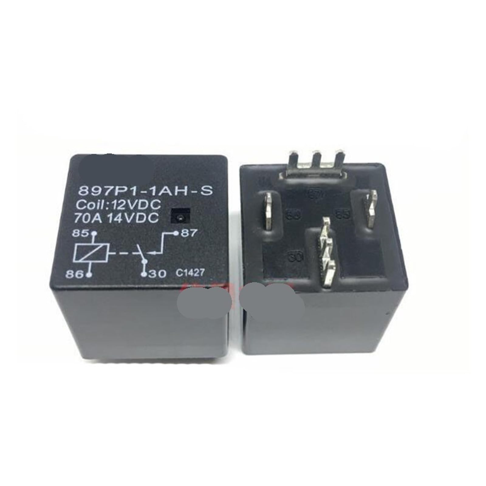 OSHZIKJII 897P1-1AH-S 897P11AH-S 897P1 1AH S 12VDC DC12V 70A 12V relay 4PIN(5PCS)